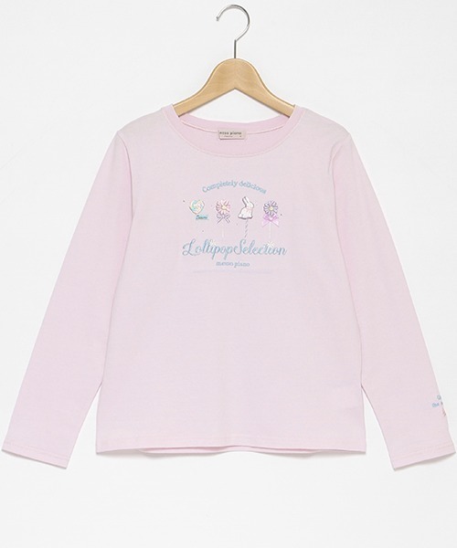 メゾピアノジュニア ポップキャンディー長袖Ｔシャツ 抗菌・消臭ポップキャンディー長袖Ｔシャツ（Ｔシャツ） | mezzo