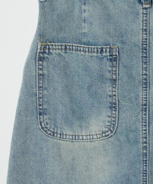 ROOPTOKYO(ループトウキョウ)の「▲Fringe Long Denim Skirt / フリンジロングデニムスカート(デニムスカート・レディース・ブルー・S/M/L)」の6枚目の写真