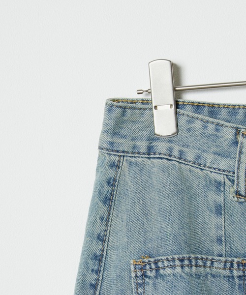 ROOPTOKYO(ループトウキョウ)の「▲Fringe Long Denim Skirt / フリンジロングデニムスカート(デニムスカート・レディース・ブルー・S/M/L)」の3枚目の写真