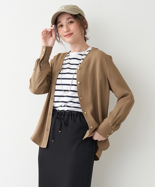 NEW ERA（ニューエラ）の「【NEW ERA×MICA&DEAL】 ”M"ロゴコラボレーションCAP（キャップ・レディース・グレイッシュベージュ/ベージュ/ネイビー・FREE）」の21枚目の写真