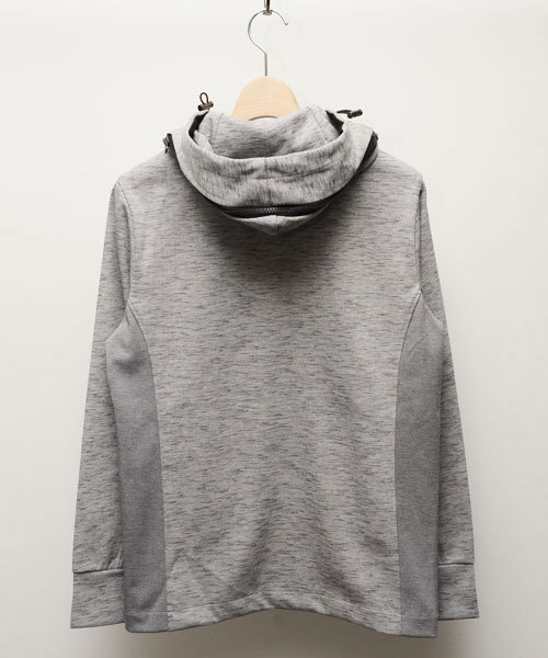 HAMNETT（ハムネット）の「【HAMNETT】 アジャストパーカ / パーカー（パーカー・メンズ・グレー/ブラック・X-LARGE/MEDIUM/LARGE）」の3枚目の写真