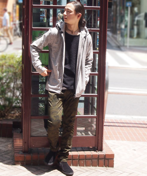 HAMNETT（ハムネット）の「【HAMNETT】 アジャストパーカ / パーカー（パーカー・メンズ・グレー/ブラック・X-LARGE/MEDIUM/LARGE）」の15枚目の写真