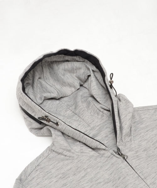 HAMNETT（ハムネット）の「【HAMNETT】 アジャストパーカ / パーカー（パーカー・メンズ・グレー/ブラック・X-LARGE/MEDIUM/LARGE）」の4枚目の写真