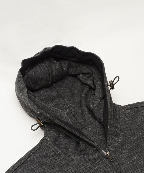 HAMNETT（ハムネット）の「【HAMNETT】 アジャストパーカ / パーカー（パーカー・メンズ・グレー/ブラック・X-LARGE/MEDIUM/LARGE）」の5枚目の写真