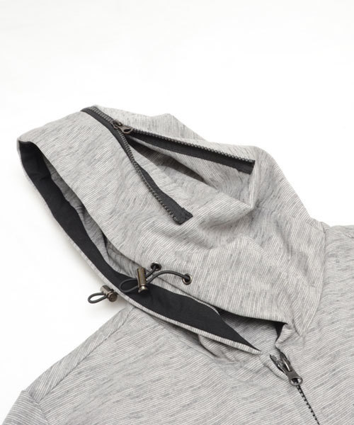 HAMNETT（ハムネット）の「【HAMNETT】 アジャストパーカ / パーカー（パーカー・メンズ・グレー/ブラック・X-LARGE/MEDIUM/LARGE）」の8枚目の写真