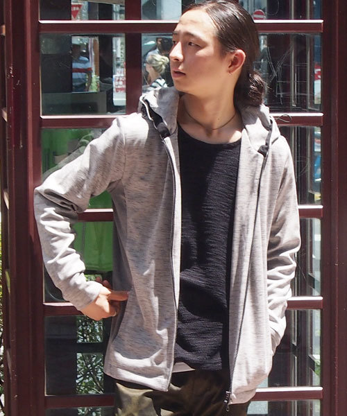 HAMNETT（ハムネット）の「【HAMNETT】 アジャストパーカ / パーカー（パーカー・メンズ・グレー/ブラック・X-LARGE/MEDIUM/LARGE）」の19枚目の写真