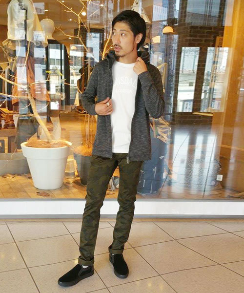 HAMNETT（ハムネット）の「【HAMNETT】 アジャストパーカ / パーカー（パーカー・メンズ・グレー/ブラック・X-LARGE/MEDIUM/LARGE）」の22枚目の写真