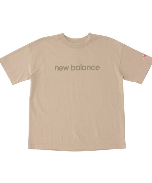 NEW BALANCE（ニューバランス）の「吸水速乾 Linear logo ショートスリーブTシャツ（Tシャツ/カットソー・キッズ・ブラック/ライトベージュ/ミント/ピンク・130/140/150/160）」の3枚目の写真