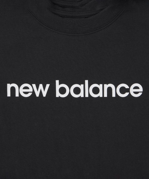 NEW BALANCE（ニューバランス）の「吸水速乾 Linear logo ショートスリーブTシャツ（Tシャツ/カットソー・キッズ・ブラック/ライトベージュ/ミント/ピンク・130/140/150/160）」の6枚目の写真