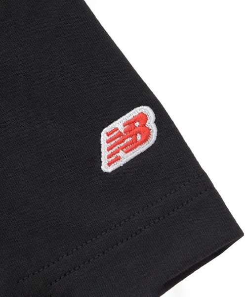 NEW BALANCE（ニューバランス）の「吸水速乾 Linear logo ショートスリーブTシャツ（Tシャツ/カットソー・キッズ・ブラック/ライトベージュ/ミント/ピンク・130/140/150/160）」の7枚目の写真