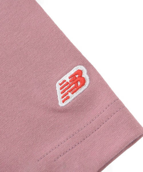 NEW BALANCE（ニューバランス）の「吸水速乾 Linear logo ショートスリーブTシャツ（Tシャツ/カットソー・キッズ・ブラック/ライトベージュ/ミント/ピンク・130/140/150/160）」の16枚目の写真