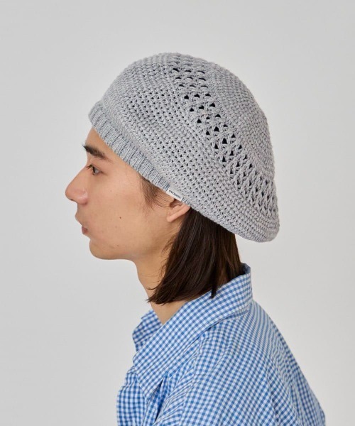 OVERRIDE（オーバーライド）の「OVERRIDE OGC KUFI KNIT BERET / オーバーライド（ハンチング/ベレー帽・メンズ・ブラック/グレー/オレンジ/グリーン・58cm/60cm）」の7枚目の写真