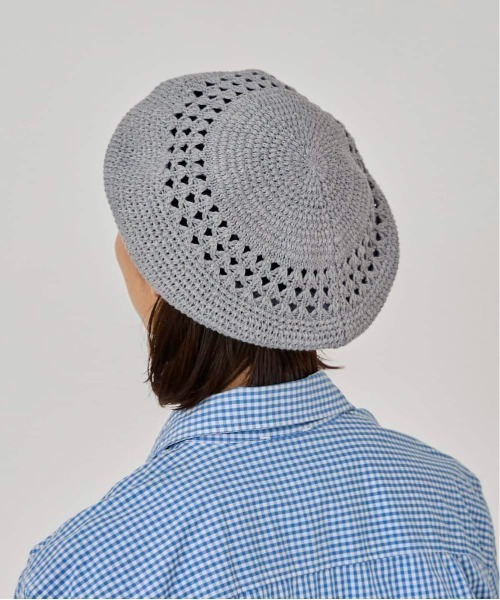 OVERRIDE（オーバーライド）の「OVERRIDE OGC KUFI KNIT BERET / オーバーライド（ハンチング/ベレー帽・メンズ・ブラック/グレー/オレンジ/グリーン・58cm/60cm）」の8枚目の写真