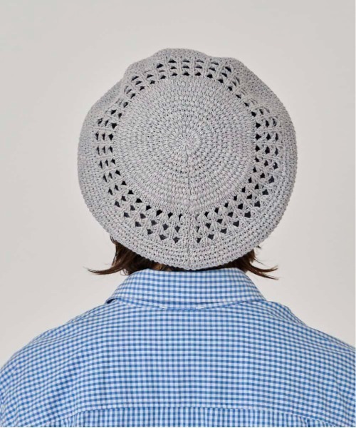 OVERRIDE（オーバーライド）の「OVERRIDE OGC KUFI KNIT BERET / オーバーライド（ハンチング/ベレー帽・メンズ・ブラック/グレー/オレンジ/グリーン・58cm/60cm）」の9枚目の写真