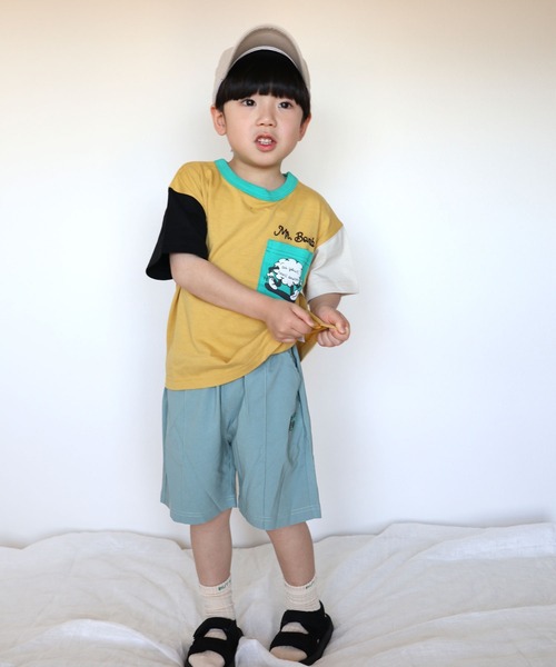 SKAPE（エスケープ）の「ﾍﾟｲﾝﾄ4分ﾊﾟﾝﾂ（その他パンツ・キッズ・グリーン/ネイビー/レッド/ブラック・120cm/110cm/100cm/90cm/130cm）」の6枚目の写真