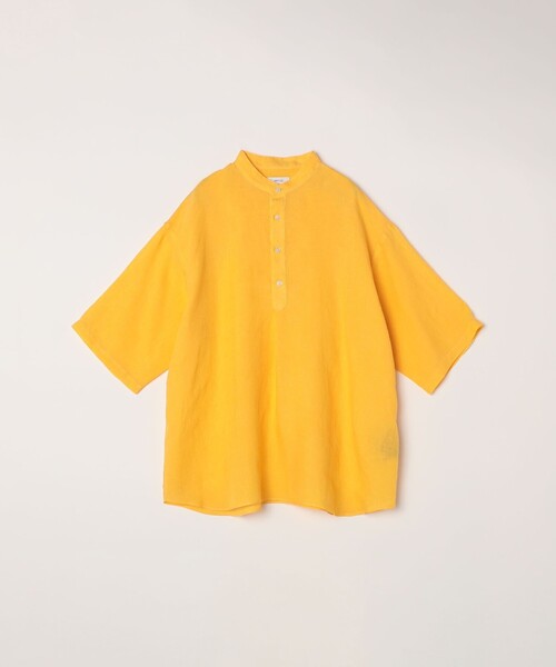 SHIPS any(シップス エニィ)の「SHIPS any: ピュアリネン バンド スキッパー ハーフスリーブ プルオーバー シャツ 25SS◇(シャツ/ブラウス・メンズ・ライトブルー/ブラック/ブルー/ライトグレー/ライトグリーン/オレンジ・MEDIUM/LARGE/X-LARGE/SMALL)」の16枚目の写真