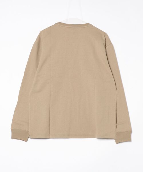 En serio TOKYO（エンソリオトーキョー）の「USAコットンビックロンT（Tシャツ/カットソー・メンズ・ホワイト/グレー/カーキ/ブラック/ダークベージュ/ネイビー/ダークパープル/オレンジ・MEDIUM/LARGE）」の17枚目の写真