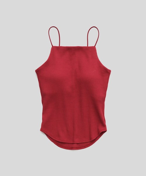 STUDIOUS(ステュディオス)の「【STUDIOUS/ステュディオス】ランダムリブキャミソール(キャミソール・レディース・ブラック/レッド/オフホワイト・1/2)」の3枚目の写真