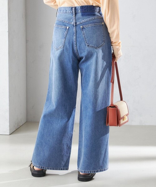 セール】*〈洗濯機可能〉 パール モチーフ デザイン リラックス ワイド