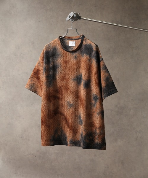 welise(ウェライズ)の「【welise/ウェライズ】アブストラクト サマーニット オーバーサイズTシャツ(Tシャツ/カットソー・メンズ・ブラック系その他/ネイビー・L/M)」の10枚目の写真