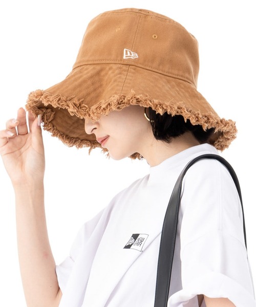 NEW ERA（ニューエラ）の「ニューエラハット カットオフ フリンジ ONSPOTZ別注（ハット・レディース・ホワイト/ブラック/キャメル・L/XL/M/L/S/M）」の22枚目の写真
