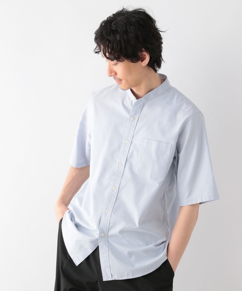 GLOBAL WORK(グローバルワーク)の「イージーケアオックス/バンドカラーシャツ/半袖/986861(シャツ/ブラウス・メンズ・オフホワイト/ライトグレー/ネイビー系6・SMALL/MEDIUM/X-LARGE/LARGE)」の22枚目の写真