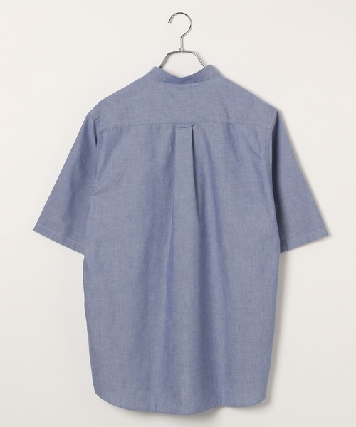GLOBAL WORK(グローバルワーク)の「イージーケアオックス/バンドカラーシャツ/半袖/986861(シャツ/ブラウス・メンズ・オフホワイト/ライトグレー/ネイビー系6・SMALL/MEDIUM/X-LARGE/LARGE)」の15枚目の写真