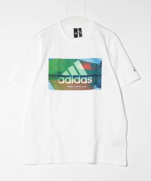 adidas（アディダス）の「アディダス adidas M OCEAN Tシャツ（Tシャツ/カットソー・メンズ・ブラック/ホワイト・M/L/LL/3L/S）」の2枚目の写真
