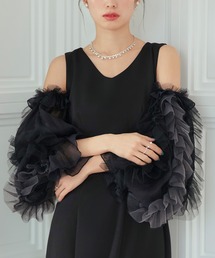 RUIRUE BOUTIQUE（ルイルエブティック）の「洗える2wayチュールフリルボリュームシアースリーブ（その他アンダーウェア/インナー）」