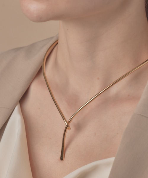 sowang（ソワン）の「Y字フックメタルチョーカー/ネックカフ-metal choker/neck cuff-（チョーカー・レディース・シルバー/ゴールド・FREE）」の14枚目の写真