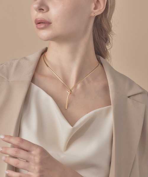 sowang（ソワン）の「Y字フックメタルチョーカー/ネックカフ-metal choker/neck cuff-（チョーカー・レディース・シルバー/ゴールド・FREE）」の12枚目の写真