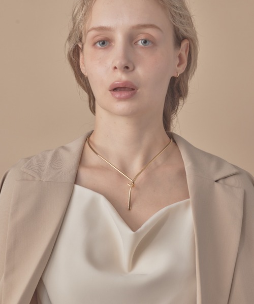 sowang（ソワン）の「Y字フックメタルチョーカー/ネックカフ-metal choker/neck cuff-（チョーカー・レディース・シルバー/ゴールド・FREE）」の13枚目の写真