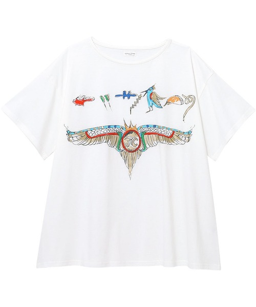tsumori chisato SLEEP（ツモリチサト スリープ）の「ルームウェア　トップス　4分袖（Tシャツ/カットソー・レディース・パープル/ピンク/アイボリー・M/L）」の4枚目の写真
