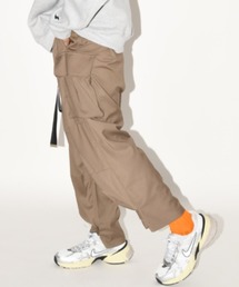 SUPERTHANKS（スーパーサンクス）の「ルーズシルエット タックワイド カーゴパンツ/Cargo pants(ユニセックス)（カーゴパンツ・メンズ）」