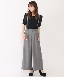 one after another NICE CLAUP | 【ナイスクラップ】サス付ワイドパンツ(その他パンツ)