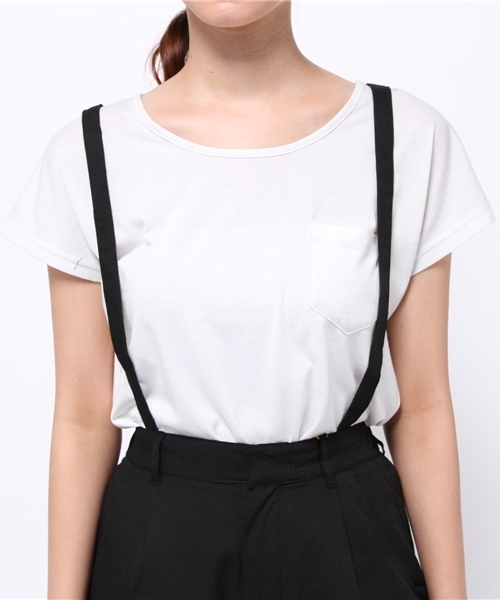 one after another NICE CLAUP（ワンアフターアナザーナイスクラップ）の「【ナイスクラップ】サス付ワイドパンツ（その他パンツ・レディース・グレー/ブラック/その他1・FREE）」の18枚目の写真