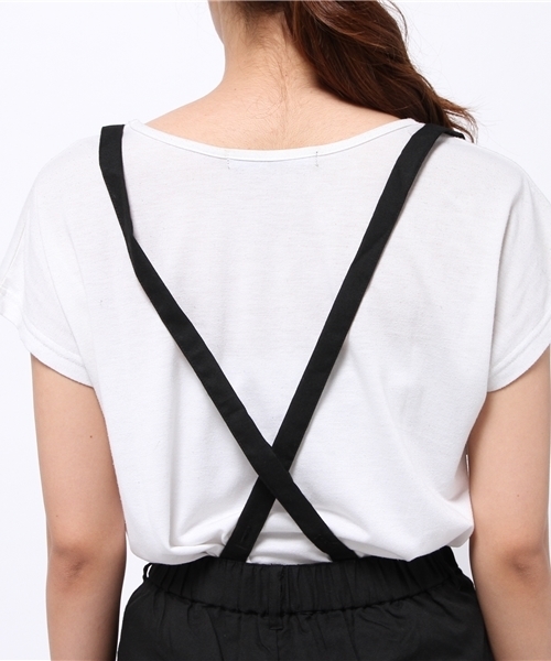 one after another NICE CLAUP（ワンアフターアナザーナイスクラップ）の「【ナイスクラップ】サス付ワイドパンツ（その他パンツ・レディース・グレー/ブラック/その他1・FREE）」の19枚目の写真