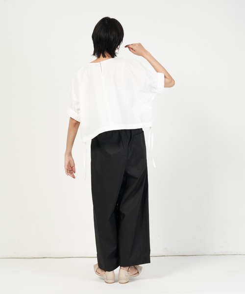 nicholson and nicholson（ニコルソンアンドニコルソン）の「LEMON-W（シャツ/ブラウス・レディース・ネイビー/ホワイト・38）」の5枚目の写真