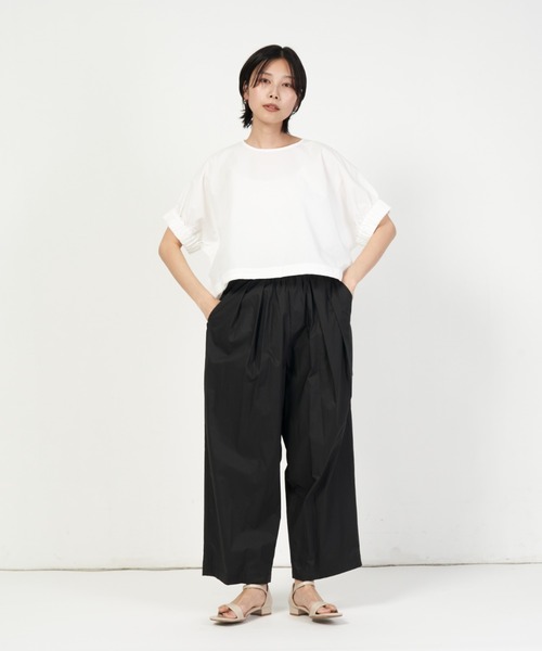 nicholson and nicholson（ニコルソンアンドニコルソン）の「LEMON-W（シャツ/ブラウス・レディース・ネイビー/ホワイト・38）」の3枚目の写真