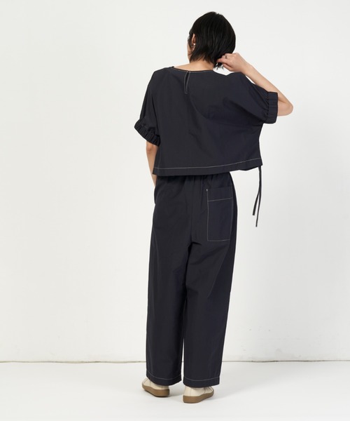 nicholson and nicholson（ニコルソンアンドニコルソン）の「LEMON-W（シャツ/ブラウス・レディース・ネイビー/ホワイト・38）」の8枚目の写真