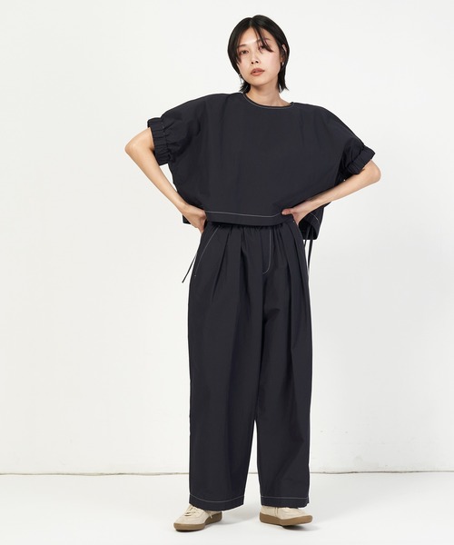 nicholson and nicholson（ニコルソンアンドニコルソン）の「LEMON-W（シャツ/ブラウス・レディース・ネイビー/ホワイト・38）」の22枚目の写真