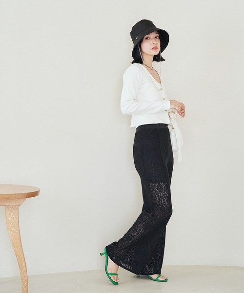 VIS（ビス）の「【SET】ハート釦アンサンブル【洗える】（アンサンブル・レディース・レッド系その他/ホワイト/ネイビー/グレー・FREE）」の17枚目の写真