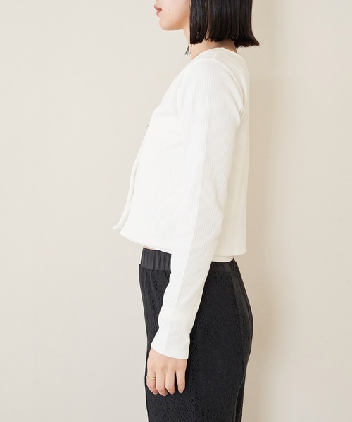 VIS（ビス）の「【SET】ハート釦アンサンブル【洗える】（アンサンブル・レディース・レッド系その他/ホワイト/ネイビー/グレー・FREE）」の15枚目の写真