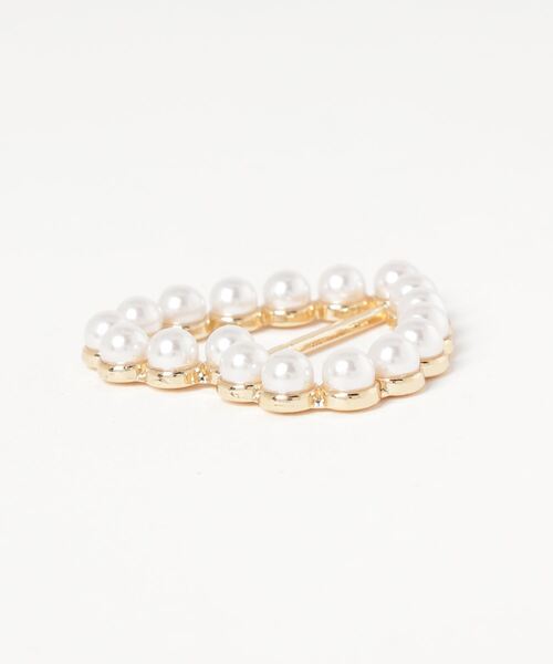 SHIZUTA（シズタ）の「SZT:　スカーフリング　ハート/１粒パール　樹脂パール付き（バンダナ/スカーフ・レディース・ゴールド/ゴールド系その他・FREE）」の10枚目の写真