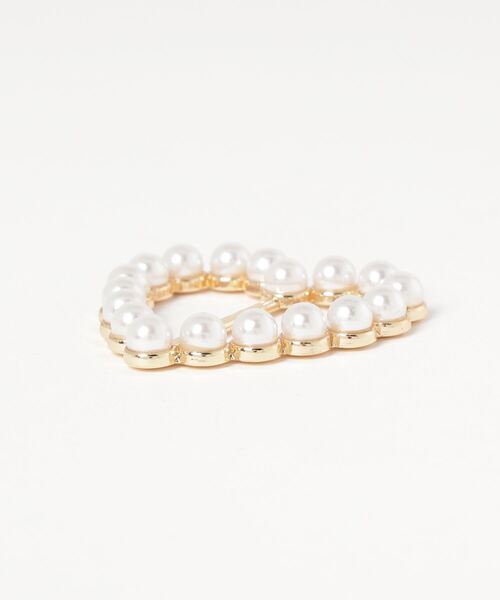 SHIZUTA（シズタ）の「SZT:　スカーフリング　ハート/１粒パール　樹脂パール付き（バンダナ/スカーフ・レディース・ゴールド/ゴールド系その他・FREE）」の11枚目の写真