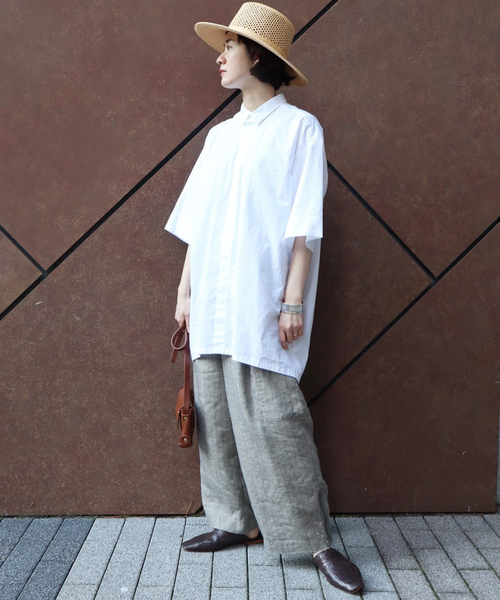 journal standard luxe MAY ロングシャツ ホワイト JOURNAL STANDARD LUXE（ジャーナルスタンダード ラックス）の