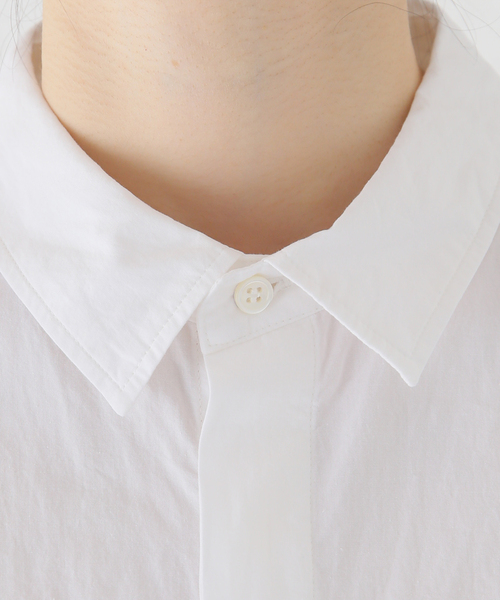 journal standard luxe MAY ロングシャツ ホワイト JOURNAL STANDARD LUXE（ジャーナルスタンダード ラックス）の