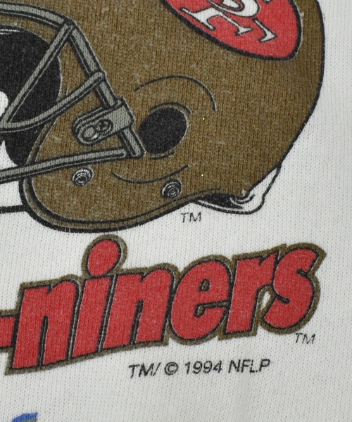 NBA/NFL/NHL/MLB(エヌビーエーエヌエフエルエヌエイチエルエムエルビー)の「【ヴィンテージ古着】90’s SUPER BOWL XXIX NFL クルーネックスウェット USA製(スウェット・メンズ・ホワイト・LARGE)」の5枚目の写真