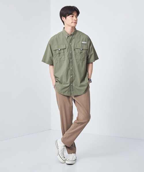 Columbia(コロンビア)の「<Columbia>バハマ 2 半袖 シャツ(シャツ/ブラウス・メンズ・オリーブ/ライトグレー/ピンク/コバルトブルー・S/M)」の19枚目の写真