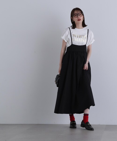 N.（N. Natural Beauty Basic）（エヌエヌナチュラルビューティーベーシック）の「◆箔プリントTシャツ（Tシャツ/カットソー・レディース・ホワイト×ゴールド/ホワイト×シルバー・MEDIUM）」の12枚目の写真